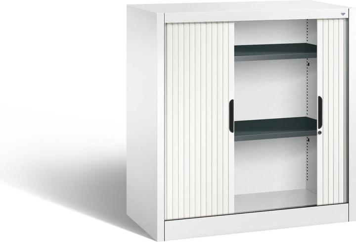 Image du produit C+P Armoire à rideau avec store horizontal (100 x 42 x 103 cm)