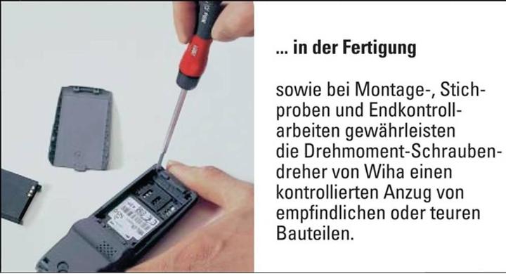 Actual product image Wiha Torque screwdriver (0.50 Nm, 2 Nm)