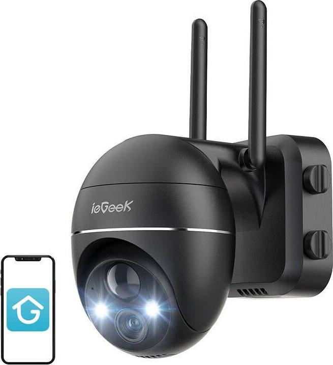 IeGeek Wireless 3MP WiFi outdoor camera ZS-GX1S black 5200mAh