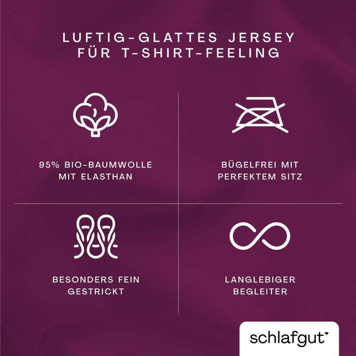 Produktbild schlafgut Knitted Jersey (Duvetbezug, 140 x 200 cm)