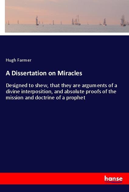 Actual product image A Dissertation on Miracles (Hugh Farmer, 2018)