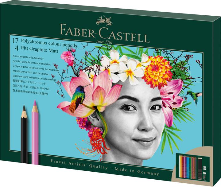 Produktbild Faber-Castell Polychromos & Pitt Graphite (Mehrfarbig, 23 x)