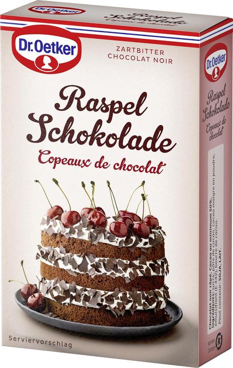 Produktbild Dr. Oetker Zuckerdekore Raspel Schokolade 100 g (100 x)