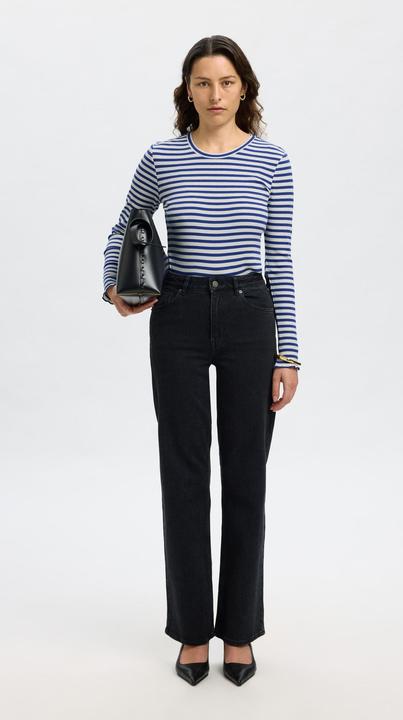 Produktbild Selected Femme Slfanna Ls Crew Neck Tee Str Noos (L)
