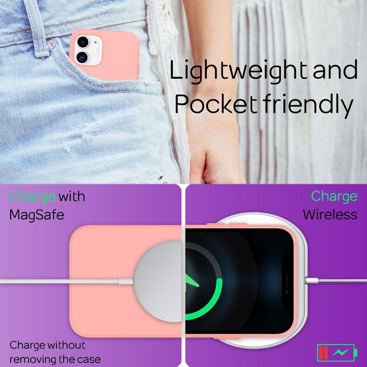 Actual product image Nalia Liquid silicone mobile phone case (Apple iPhone 12)