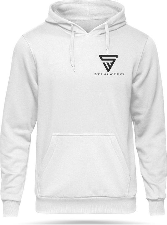 Stahlwerk Hoodie Kapuzenpulli Kapuzenpullover Weiss Grösse M (M)