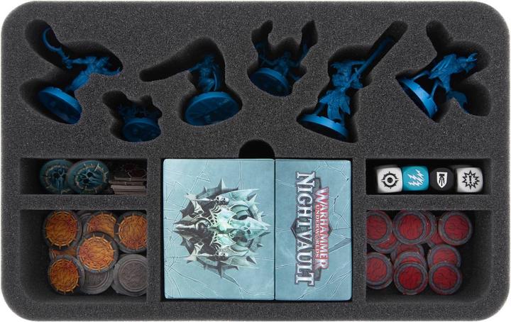 Actual product image Feldherr LBXLM01SET - Storage Box Bundle for Warhammer Underworlds: Shadespire + Nightvault - 16 (Foam material)