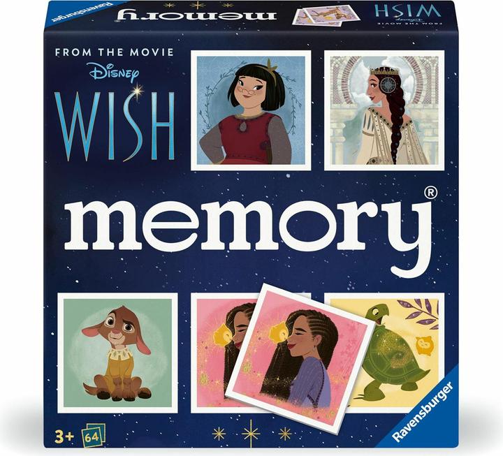 Produktbild Ravensburger memory® Disney Wish - 22595 - Der Gedächtnisspiel-Klassiker für die ganze Familie ab 3 (Deutsch)