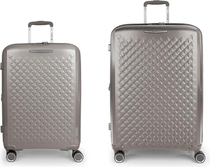 Gabol Queens 4 Rollen Kofferset 2-teilig mit Dehnfalte (181 l, XL (ab 115l))