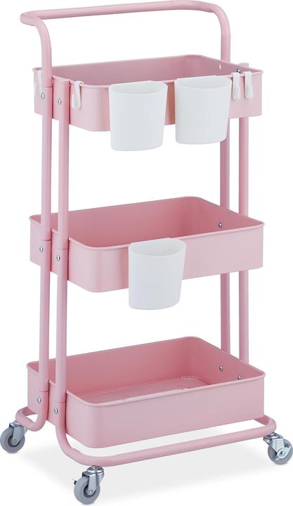 Image du produit Relaxdays Chariot à roulettes