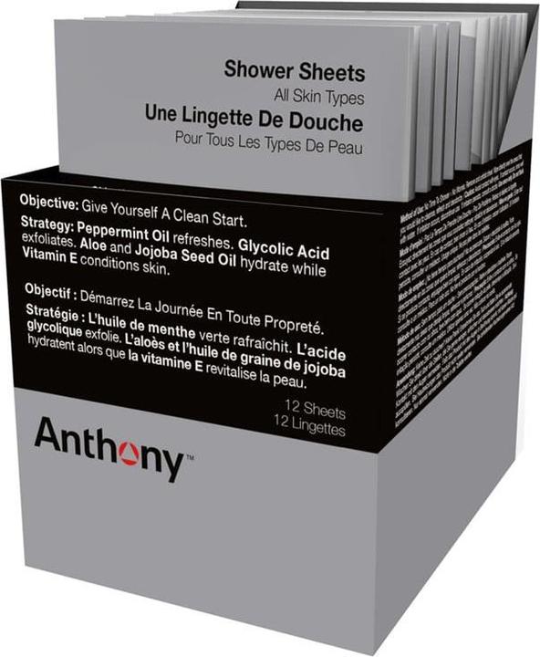Image du produit Anthony Lingettes de Douche (12 ml)
