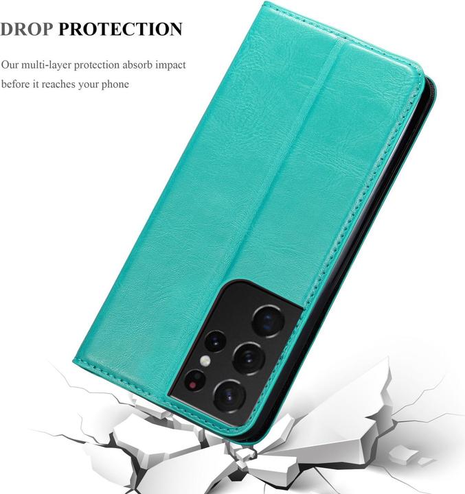 Actual product image Cadorabo Book Invis. Magnet sleeve (Samsung Galaxy S22 Ultra)