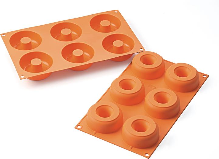 Image du produit Silikomart Moule en silicone - Donuts (7.50 cm)