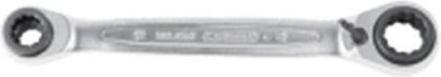 Produktbild KS Tools 4 in 1 GEARplus umschaltbar Doppel-Ratschenringschlüssel (19 mm, 16 mm, 17 mm, 18 mm)