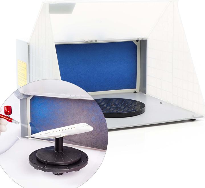 Image du produit Wiltec Système d’aspiration Airbrush 4m³/min Set Accessoires Aréographie Brouillard de peinture Filtre