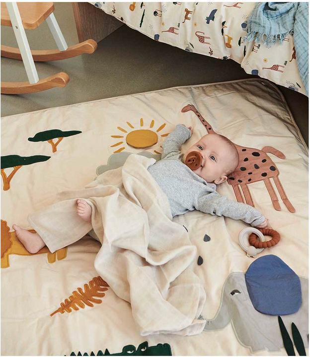 Actual product image Liewood Safari play blanket