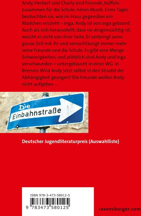 Produktbild Ravensburger Die Einbahnstrasse (Deutsch, Klaus Kordon, 2016)