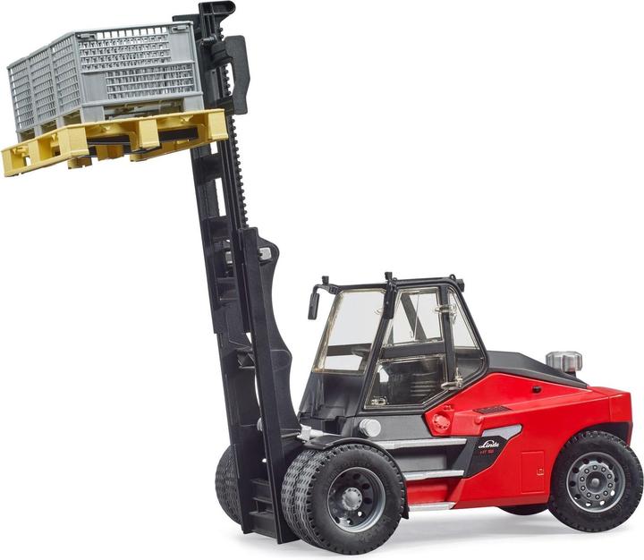 Actual product image Bruder Linde forklift with pallet