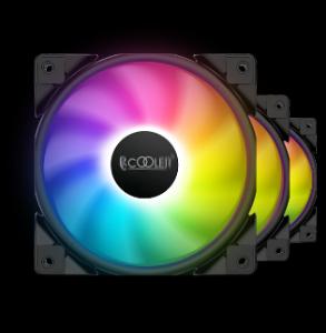 Produktbild Pccooler Halo FRGB 3 in 1 (120 mm, 3 x)