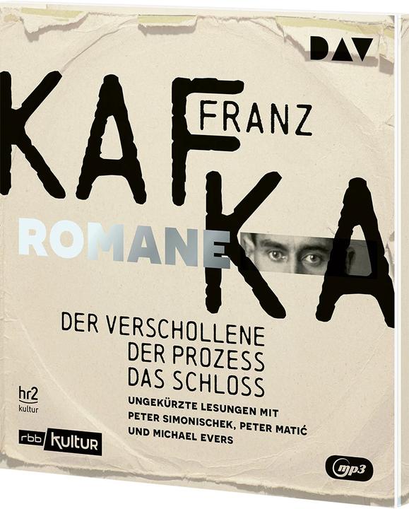 Image du produit Les romans - Le Disparu, Le Procès, Le Château (Peter Simonischek, Franz Kafka, Michael Evers, Peter Matic, Allemand)