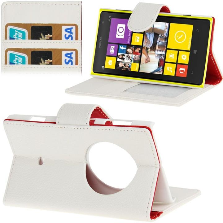 Produktbild König Design Schutzhülle Quer für Handy Nokia Lumia 1020 Weiss (Nokia Lumia 1020)