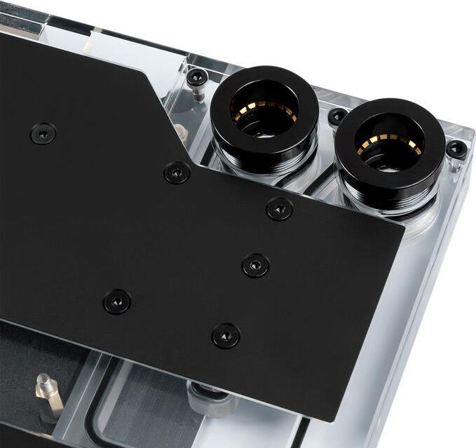 Actual product image Phanteks Glacier Ez-Fit G40 RTX 4090 Asus GPU water cooler, D-RGB - black