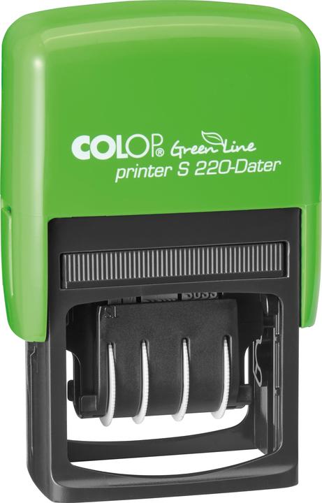 Actual product image Colop Date stamp self-inking Greenline S220 Stamp area dimensions: 24 x 4 mm ( ink colour...