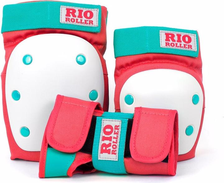 Immagine prodotto Rio Roller Set di cuscinetti tripli (S, Protezioni per i polsi, Ginocchiera, Esemplare unico)
