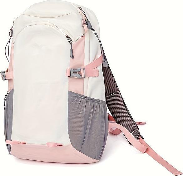 Only-Bags.Store 20L-30L Leichter Wanderrucksack - wasserdichtes Oxford-Gewebe, Reissverschluss, solide Farbe, Sport
