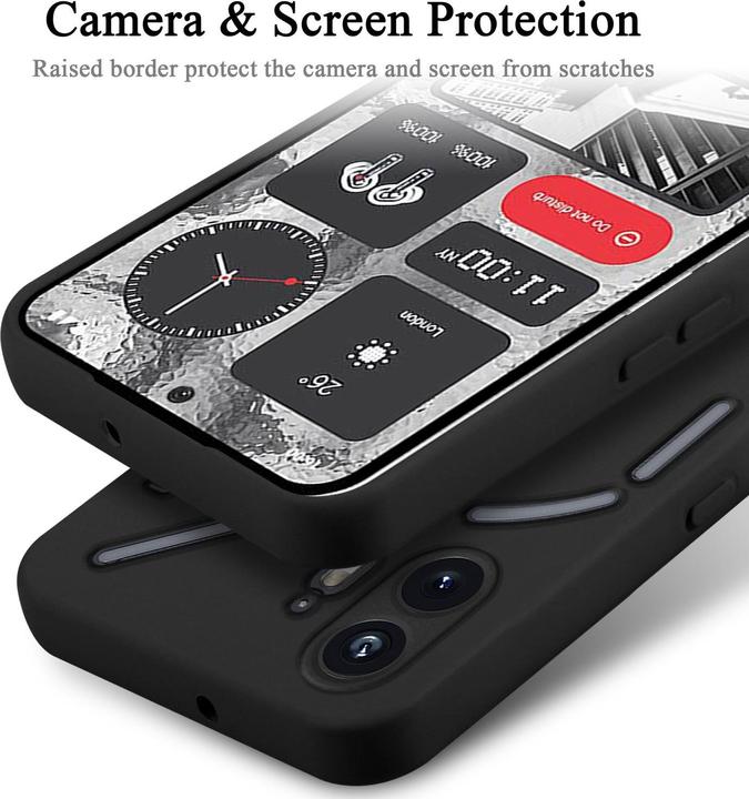 Image du produit Cadorabo Coque pour Nothing Phone 2 TPU Liquid Silicone Case (Nothing Phone (2))