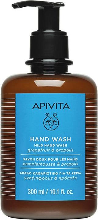 Actual product image Apivita Hand Care Mild Hand Wash (Liquid soap, 300 ml)