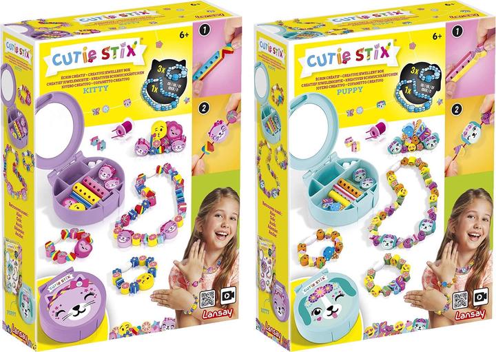 Productafbeelding Lansay Cutie Stix knutselset: Creatief juwelendoosje