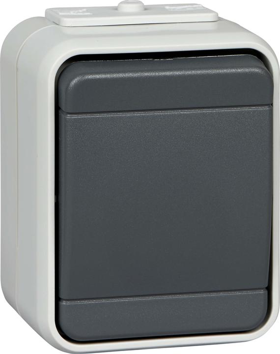 Produktbild ELSO Universal-Schalter 10A AquaTop Schraubklemme licht/basaltgrau