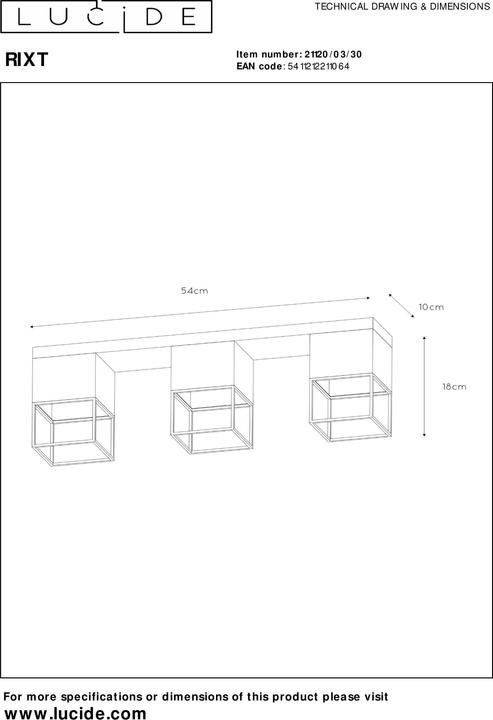Image du produit Lucide Rixt (E27)