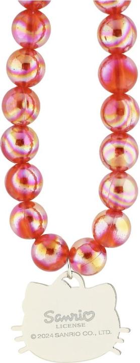Hello Kitty Pearls Kitty Head Universal Hand Strap - red