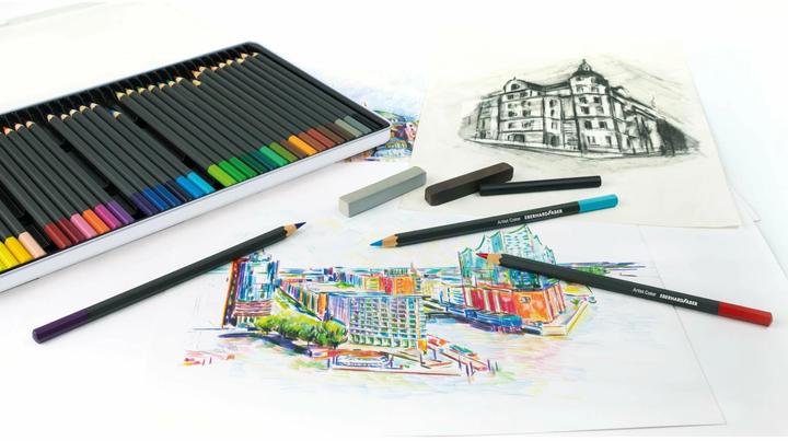 Image du produit EberhardFaber Coffret de crayons de couleur pour artistes (B, 6B, 5H, 4h, 3H, 2H, Dur, HB, 2B, 3B, 4B, 5B, 12 x)