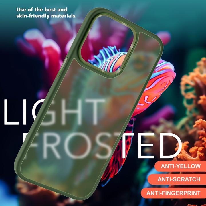 Actual product image Nalia Hybrid Sleeve Matt Transparent Frosted (Apple iPhone 15 Plus)