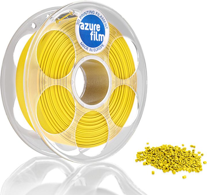 Actual product image AzureFilm Filament (PLA, 1.75 mm, 1000 g, Yellow)