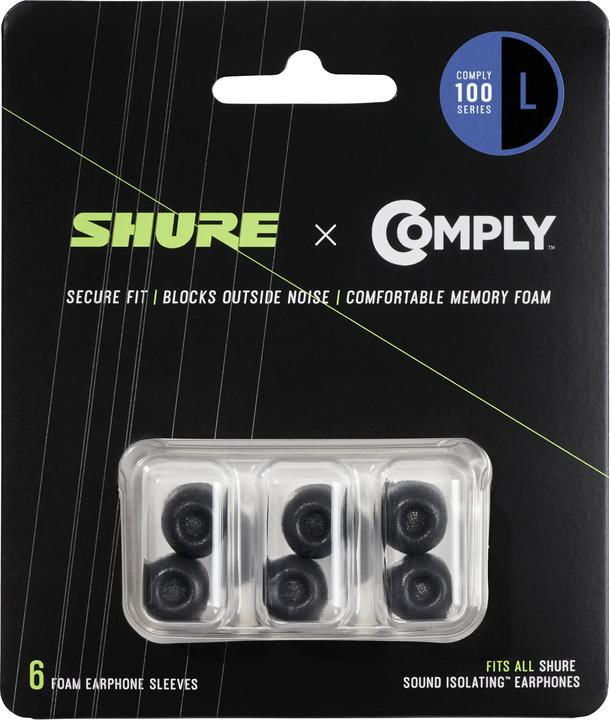 Produktbild Shure Ohrpassstücke EACYF1-6L 6 Stück