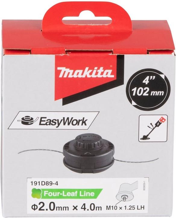 Immagine prodotto Makita 2 testine Tap&Go 2,0mm per tagliaerba a batteria (Pioniere delle erbacce, Lenza per tagliabordi + rocchetto di lenza)