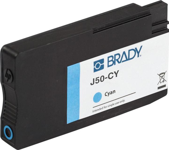 Produktbild Brady J50-CY - Cyan - - BradyJet J5000 - 101.6 mm - 23.9 - 57.1