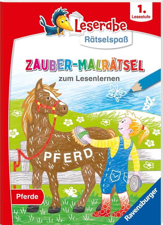 Ravensburger Enciclopedia della lettura Puzzle divertenti Puzzle magici da colorare per imparare a leggere: