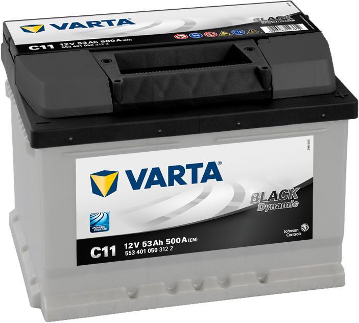 Actual product image Varta Black Dynamic C11 (12 V, 53 Ah, 500 A)