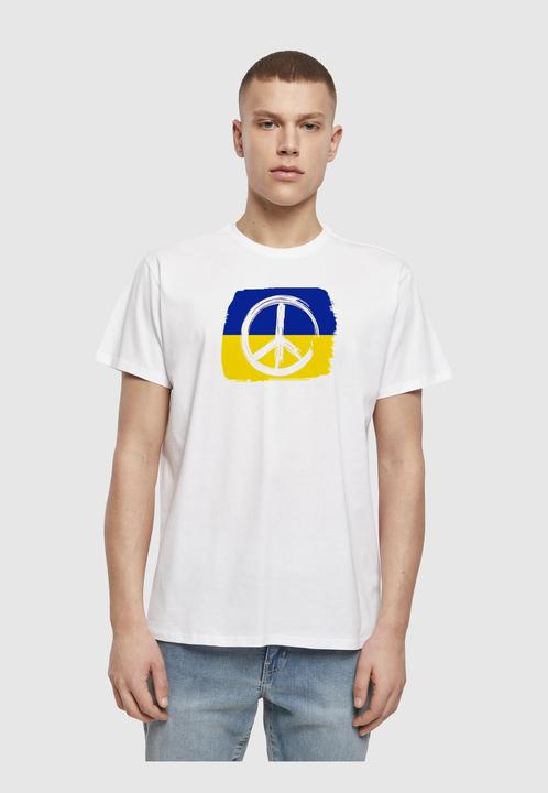Immagine prodotto Merchcode Peace - Maglietta Basic con bandiera della pace - 161529 (S)