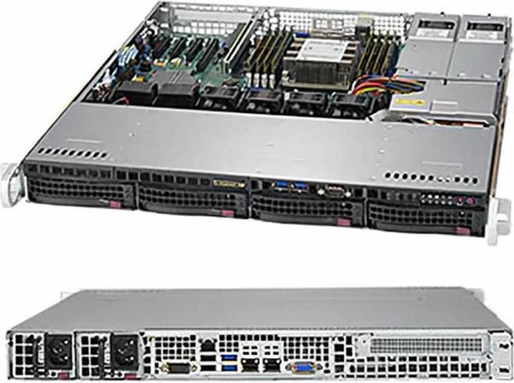 Produktbild Supermicro 1U CHASSIS 4X3.5HS SAS3/SATA3