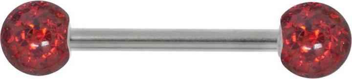 Bijouteria Zungenpiercing (Edelstahl, Zirkonia, Epoxiharz)