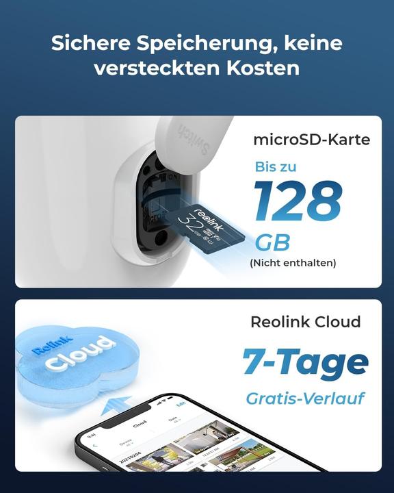 Produktbild Reolink Argus Series B350+Solar Panel-4K 8MP (3840 x 2160 Pixels)