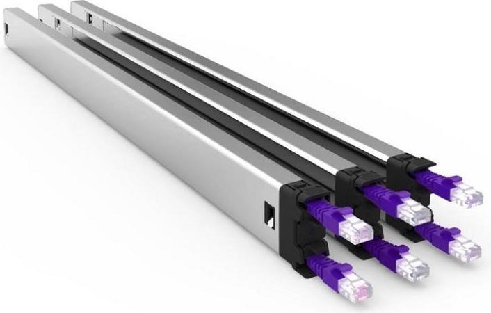 Actual product image PATCHBOX PLUS+, STP, 2.7 m, Set of 3, Purple (U/UTP, CAT6, 2.70 m)