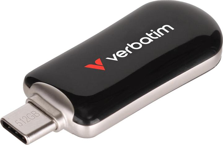 Image du produit Verbatim Plectra Black 128GB USB-C Flash Drive 30225 (128 Go, USB-C)