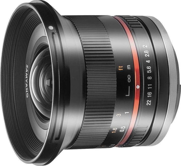 Actual product image Samyang 12mm f/2.0 NCS CS, Canon M (Canon EF-M, APS-C / DX)